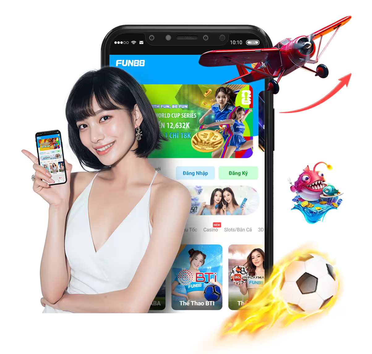 Giao diện ứng dụng FUN88